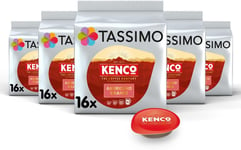 Tassimo Kenco Americano Grande Coffee Pods (Pack of 5, 80 pods in total, 80 ser