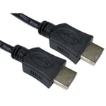 3m Long HDMI Cable High Speed With Ethernet V2.0 FULL HD 4K 3D ARC GOLD BLACK