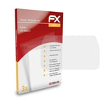 atFoliX 3x Screen Protection Film for Casio A1100D-1 matt&shockproof