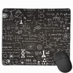 Chemistry Classroom Mouse Pad with Stitched Edge Computer Mouse Pad with Non-Slip Rubber Base for Computers Laptop PC Gmaing Work Mouse Pad