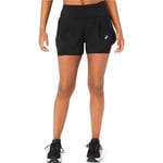 Asics Road 2-N-1 3.5In Short Women Performance Black/Performance Black