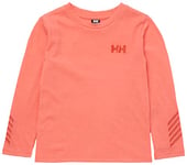 Helly Hansen Unisex Kids K Loen Tech Ls Top Shirt, Peach Echo, 5 Years UK