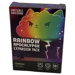 Unstable Unicorns Rainbow Apocalypse Expansion Pack NEW