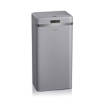 Swan SWKA4500GRN Retro Kitchen Bin with Infrared Technology, Square, Grey, 45 Litre