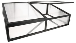 CO/TECH Växthus för pallkrage 120 x 80 cm, svart