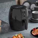 JFSKD Air Fryer, Electric Fryer, Non Stick Pan, 30 Minute Timer And Adjustable Temperature Control, Easy Clean, 1350 W, 4.5 Litre