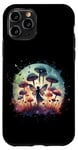 iPhone 11 Pro Double Exposure Forest Garden Fairy Mushroom Surreal Lovers Case