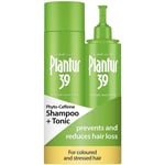 Plantur 39 Green Shampoo and Tonic Set for Coloured Stressed Hair Care 450 ml