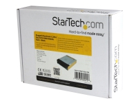 StarTech.com 5.25 in Rugged SATA Hard Drive Mobile Rack Drawer - Aluminum Removable Hard Drive Bay (DRW150SATBK) - Förvaringsmobilrack - 3.5 - svart
