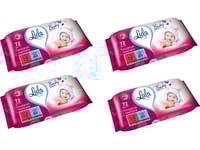 Lula Wet Wipes With Allantoin 72Pcs 3+1 Free Of Charge