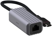 Unysink USB-C – Ethernet adapteri 10380 (harmaa)