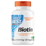 Doctors Best Biotin for Hair, Skin & Nails - 120 x 10,000mcg Vegic