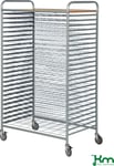 Torkvagn – 25 hyllor, 950x600x1640 mm, 100 kg