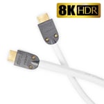 Supra HDMI-HDMI 2.1 UHD8K WHITE - 1.5 Meter