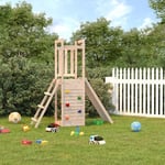Maisonchic - Aire de Jeux Maisonnette de jeu avec mur d'escalade Maison enfant exterieur bois massif de pin 84801