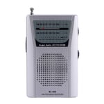 Heayzoki AM FM Pocket Radio, Universal Mini Digital Tuning Stereo Personal Radio Portable FM/AM World Receiver Built in Speaker, with Telescopic Antenna
