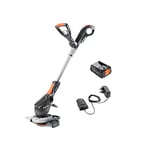 Flymo UltraTrim 260 3-in-1 Cordless Grass Trimmer - 18V 2.5 POWER FOR ALL Battery and Charger included, 26cm Cutting Width, Edging mode, Automatic line feed, Height adjust, Tiltable head