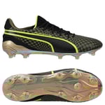 PUMA King Ultimate X Porsche Fg/ag - Olive Drab/PUMA Svart/PUMA Gold Limited Edition, storlek 44