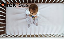 Cot Bed Mattress 48x24x4 Inches 120x60x10 cm Deluxe Foam Mattress with Quilted Cover by clicktostyle
