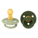 BIBS - Pacifier Colour 2 PACK - Sage/Hunter Green - Size 2