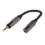 2.5mm Male To 3.5mm Female Stereo Jack Adapter Headset Converter Conne TPG