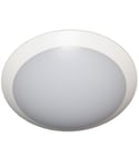 Saturn taklampe/vegglampe 16W dimbar LED, Hvit