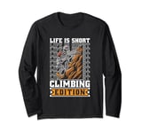 Climber Climb Mountaineer Bouldering Mountain Rock Climbing Long Sleeve T-Shirt