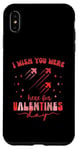 iPhone XS Max "I wish you were here for Valentines Day Air Force Tee" Case