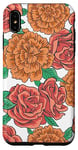 Coque pour iPhone XS Max Rose Garden Flower Rose corail clair Motif faon