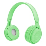 Gaming Headphones Mini Bluetooth Wireless Over Ear Noise Cancelling PC Headset For Girls Boys Green