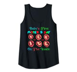 Womens Baby's First Mother's Day On The Inside for expectant mother Tank Top