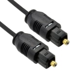 3m TOS Link TOSLink Optical Digital Audio Hi Fi TV Soundbar Cable 2.2mm Lead