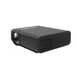 LUFKLAHN Home Mini LED High-definition Projector, 1080P Portable Projector (Color : Black, Size : UK)