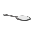Ferm Living Lava handspegel Blackened Aluminium