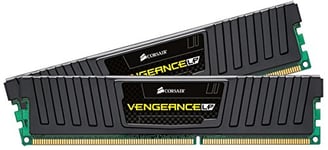 Corsair CML16GX3M2A1600C10 Vengeance Low Profile 16GB (2x8GB) DDR3 1600 Mhz CL10 XMP Performance Desktop Memory Kit Black