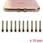 10X GOLD Bottom Pentalobe Torx Screws for Apple iPhone 11 / 11 Pro / 11 Pro Max