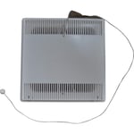 klaffventil 150x150 mm, vit
