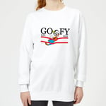 Disney Goofy By Nature Women's Sweatshirt - White - L - White