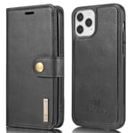 DG.MING 2-in-1 Plånboksfodral för iPhone 13 - Svart