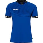 Kempa Femme Wave 26 Women Tee Shirt De Sport À Manches Courtes Vetement Fonctionnel Handball Gym Jogging Running Maillot, Bleu Roi/Bleu Marine, L EU