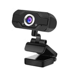 L-yw Webcam with Microphone, 1080P HD Sound Absorbing Noise Cancelling USB Camera