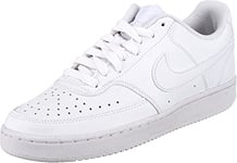 Nike Women's Court Vision Low Better Basketball Shoe, White/White-White, 9 UK