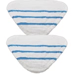 Floor Cover Pads for EASY STEAM X10 10-in-1 Steam Cleaner Mop Microfibre Pad x 2