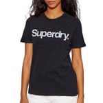 T-Shirt Marine Femme Superdry Cl Tee