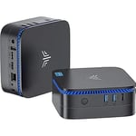 Mini PC - NIPOGI - AK1 Pro - 16Go RAM - 512Go ROM - Double Display 4K UHD - Noir