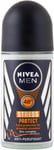 NIVEA Men Invisible Black & White Deodorant Roll-On Anti-Perspirant Pack of 3 X