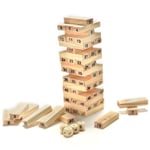 Jenga Game Wooden Tumbling Stacking Tower Educational Building B