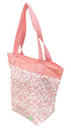 New Vintage NIKE Vertical Floral Beach  Zipped TOTE Bag BA2472 184 Pink