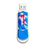 Integral 128GB Koi Fish Xpression USB 3.0 Flash Drive are Stylishly Designed USB Memory Flash Drives - Ideal Storage and Back Up for Study, Work and Play and a Great Fun & Funky Gift Idea
