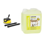 Kärcher T 5 Patio Cleaner - Pressure Washer Accessory & 5 L Canister Pressure Washer Detergent, Universal Cleaner